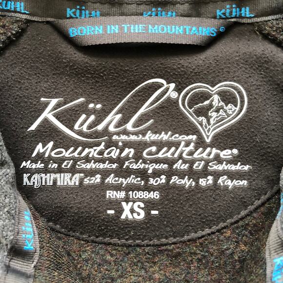 KUHL Kashmira Jacket Womens XS Full Zip Color Block Sweater‎ Fleece Pockets - Picture 6 of 10